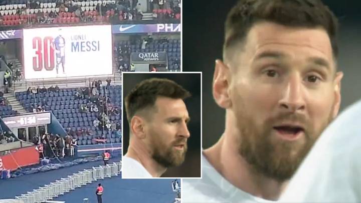 Lionel Messi's reaction to his name being booed by Paris Saint-Germain fans speaks volumes