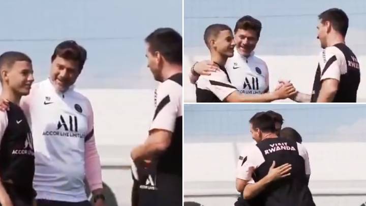 Lionel Messi Met 17-Year-Old PSG Starlet Ismael Gharbi And He Was Completely Star-Struck