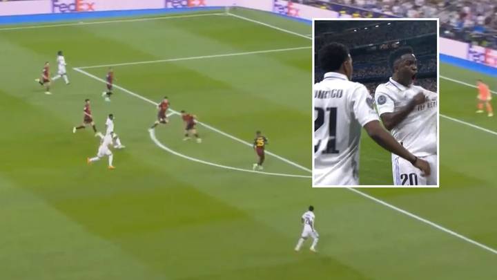 Vinicius Junior scores sensational goal to give Real Madrid the lead against Man City