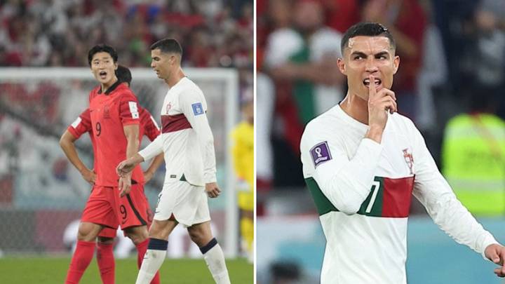 Ronaldo was left in shock by insult from South Korea striker Gue-sung as he left the field