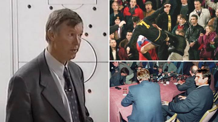 Sir Alex Ferguson's epic reaction to Eric Cantona's 'kung-fu kick' sums up his managerial style