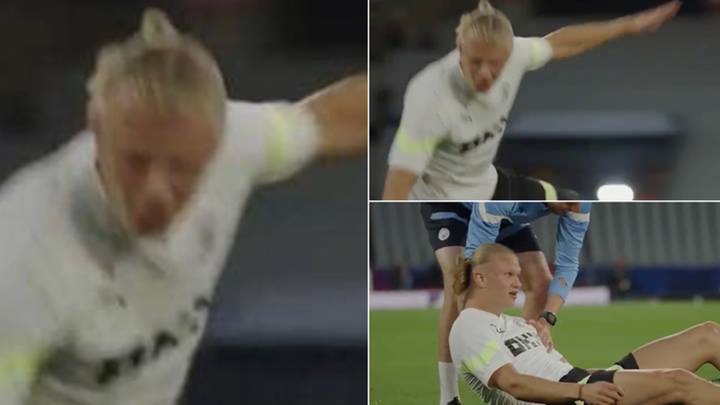 Man City fans react to training incident involving Erling Haaland ahead of Champions League final