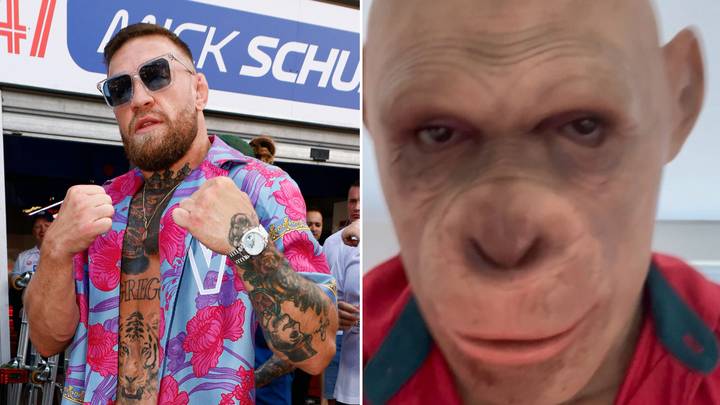 Fans think Conor McGregor has reached a 'new low' with bizarre monkey-filter video