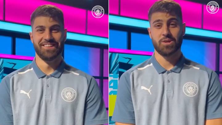 Fans can't believe Josko Gvardiol's bizarre interview answer after completing £77m Man City transfer