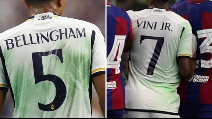 Unexpected trick explains strange green stains on Real Madrid kit during El Clasico