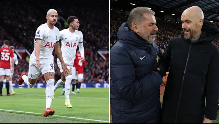 Tottenham set new club record in first half of Premier League clash vs Man Utd