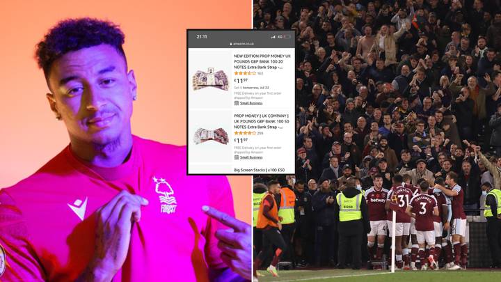 West Ham Fans Plan To Throw 'Fake Money' At Jesse Lingard After He Signs £200,000-A-Week Deal At Forest