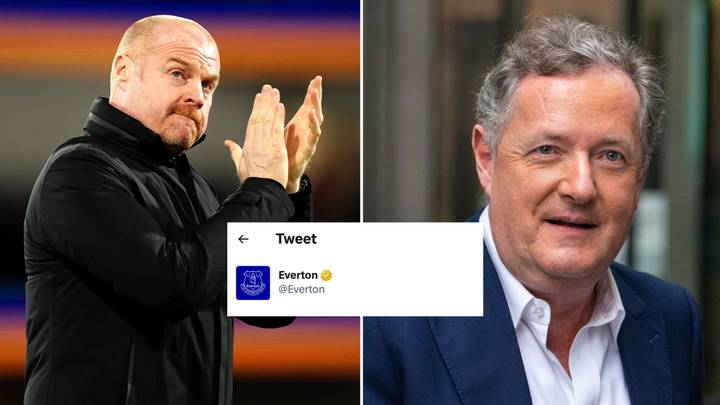 Everton troll Piers Morgan after shock 1-0 win over Arsenal in Sean Dyche debut