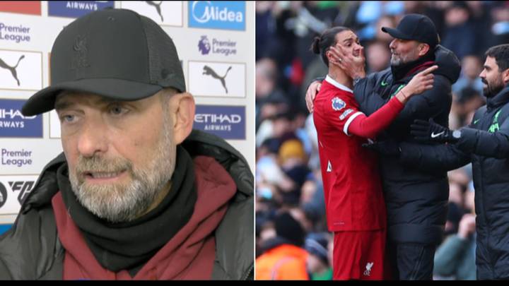 Jurgen Klopp suggests why Darwin Nunez squared up to Pep Guardiola at full-time