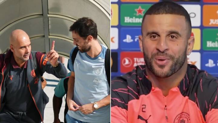 Kyle Walker reveals Man City players send Bernardo Silva to Pep Guardiola when they want a day off