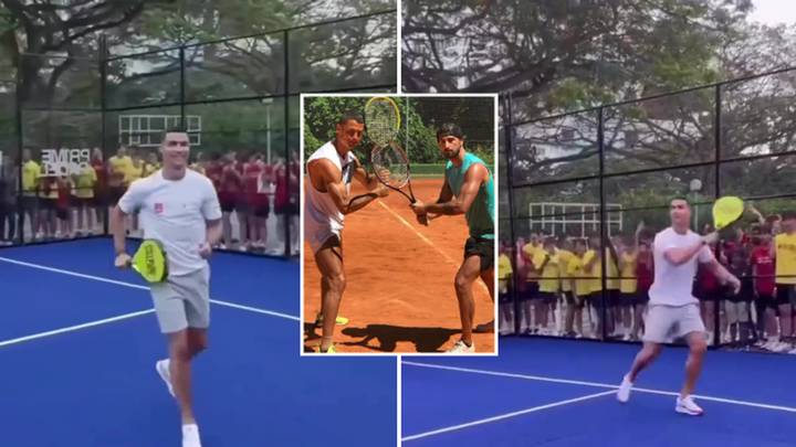 Cristiano Ronaldo takes up new sport and fans think he is the 'GOAT' already