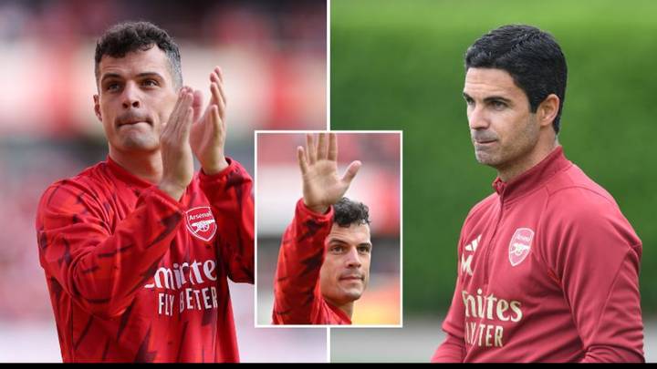 Arsenal star Granit Xhaka spotted in Germany after 'completing medical' ahead of Bayer Leverkusen transfer