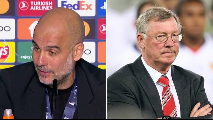Pep Guardiola details 'touching' text message from Sir Alex Ferguson after Man City win treble