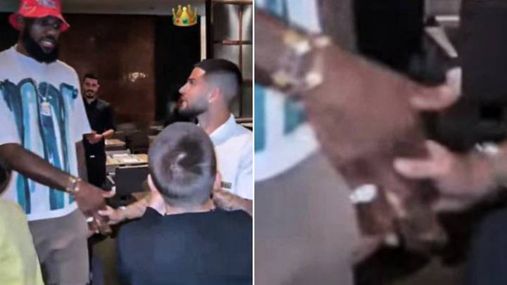 Photo Of 6-Foot-9-Inch LeBron James And 5-Foot-4-Inch Lorenzo Insigne Goes Viral