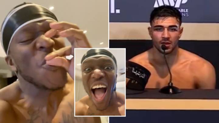 Tommy Fury responds to KSI threat after winning Jake Paul fight