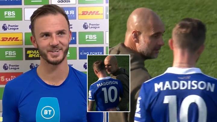 James Maddison reveals what Pep Guardiola said to him during their deep conversation after Leicester vs. Man City
