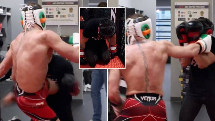 Conor McGregor brutally drops one of his own fighters during sparring session