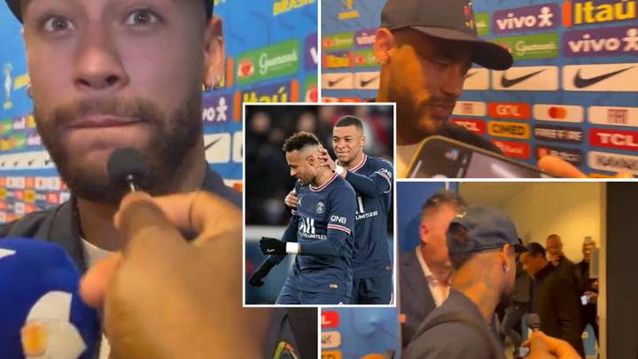 Neymar's response to Kylian Mbappe question has caused a huge stir