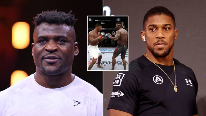 YouTuber simulates Anthony Joshua vs Francis Ngannou, ends with brutal one-punch knockout