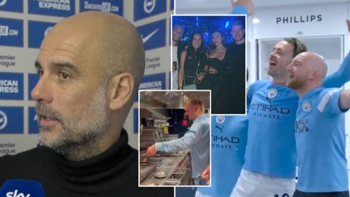 Manchester City players 'drank all the alcohol in Manchester' after title win, according to Pep Guardiola
