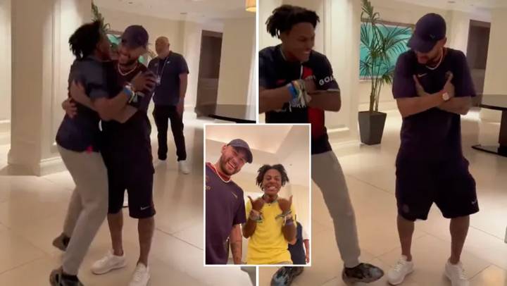 IShowSpeed was very excited to meet Neymar after PSG faced Al Nassr