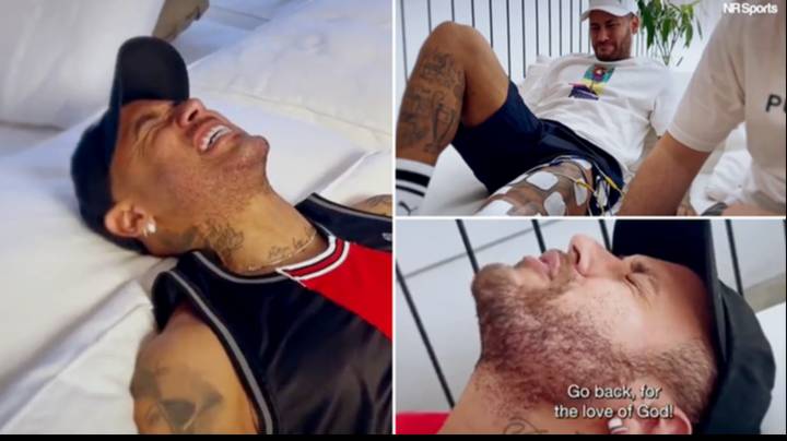 New footage of Neymar going through painful ACL rehabilitation goes viral