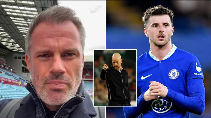 Jamie Carragher has come up with a theory about Man United's pursuit of Mason Mount