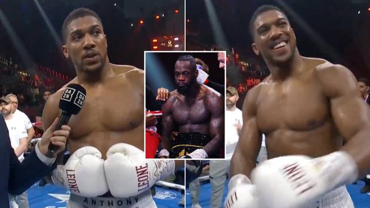 Anthony Joshua sends message to Deontay Wilder after shock defeat, he's made his feelings clear