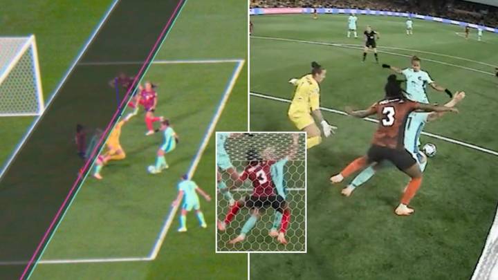 Australia have goal ruled out for offside in absolutely baffling VAR call