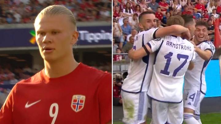 Norway suffer dramatic collapse minutes after Erling Haaland subbed as Scotland pull off smash and grab win