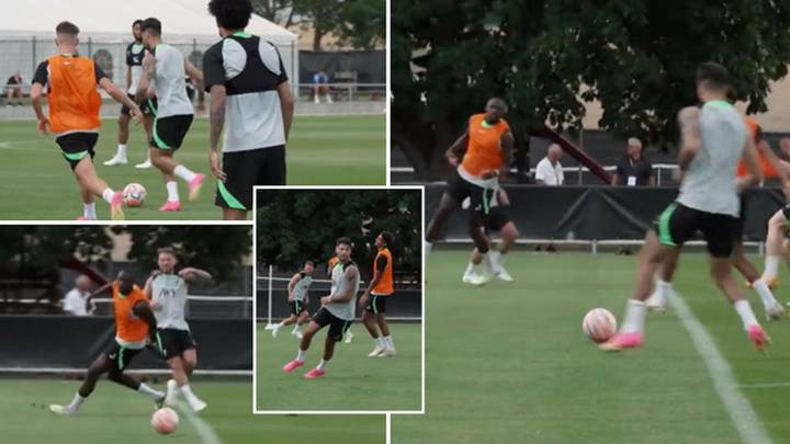 Alexis Mac Allister and Dominik Szoboszlai's link-up in training will get Liverpool fans excited