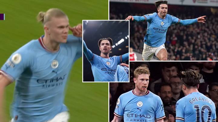 Man City beat Arsenal 3-1 to move top of the Premier League