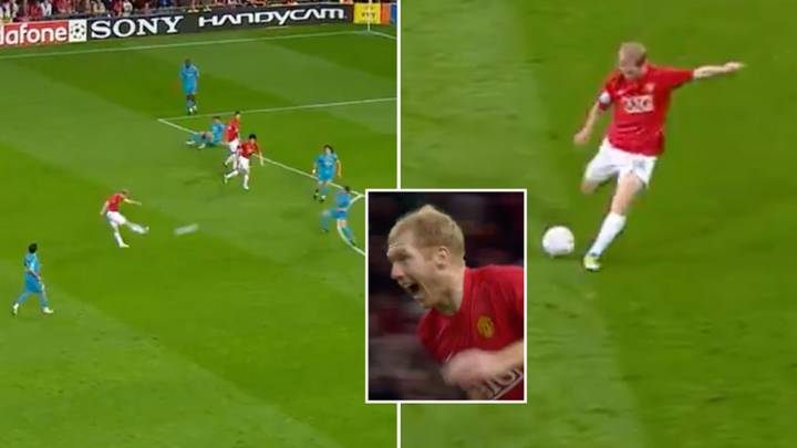 On This Day: Paul Scholes Scored One Of The Best Goals Of His Career, He Actually 'Sliced It'