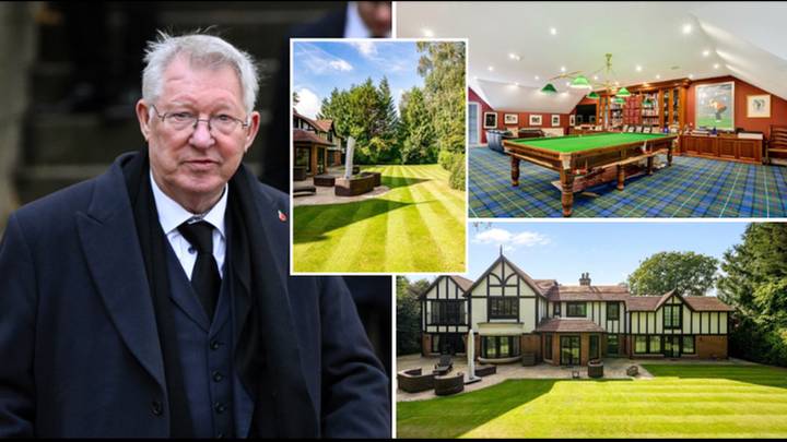 Sir Alex Ferguson's £3.5m mansion has been put up for sale on Rightmove