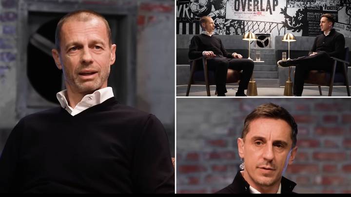 Gary Neville chat with UEFA chief has shed light on Man Utd's potential Champions League ban