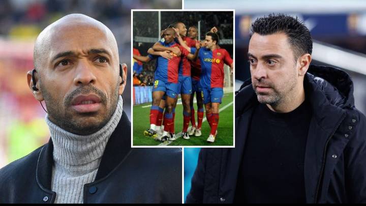 "When I arrived..." - Thierry Henry reveals the brutal way Xavi 'welcomed' him to Barcelona after Arsenal exit