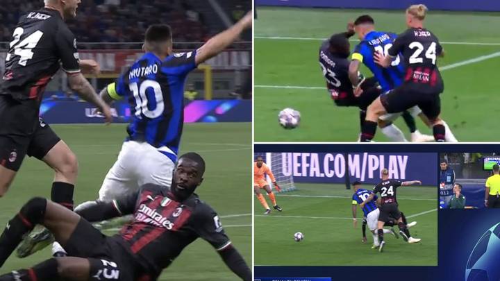 VAR overturns Inter Milan's penalty decision against AC Milan, fans are split