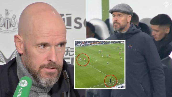 Erik ten Hag offers explanation behind ‘aggressive’ bust-up with Anthony Martial during Newcastle game