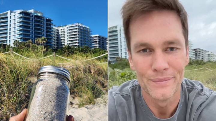 Sand from Tom Brady's retirement video is selling on eBay for $99,000