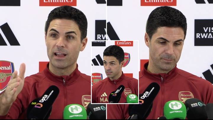Mikel Arteta takes on national newspaper reporter in heated debate over referees abuse campaign