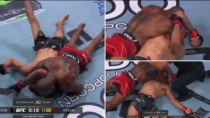 Tony Ferguson refused to tap out and was choked completely out in scary scenes at UFC 291