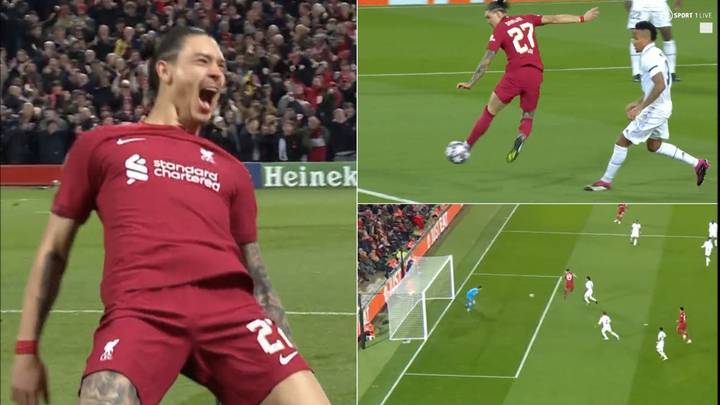Darwin Nunez just lit up Anfield with an outrageous flick to give Liverpool the lead vs Real Madrid