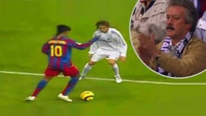 17 years ago today, Ronaldinho scored a goal so good Real Madrid fans couldn't help but applaud