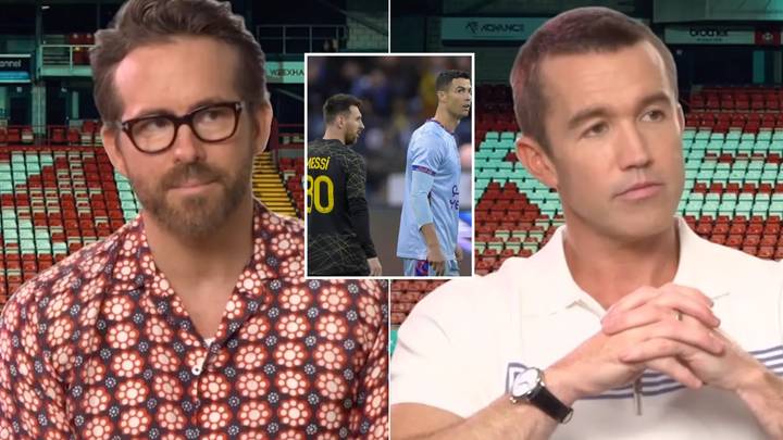 Wrexham co-owners Ryan Reynolds and Rob McElhenney reveal who they would want out of Lionel Messi and Cristiano Ronaldo