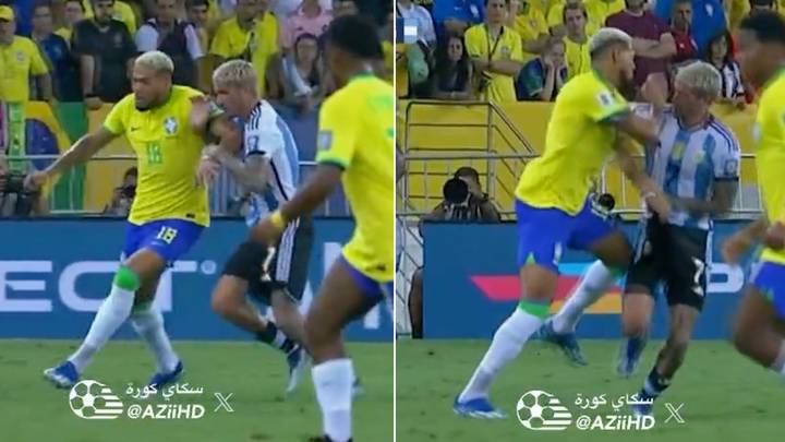 Fans can't believe Joelinton's red card in Brazil's defeat to Argentina