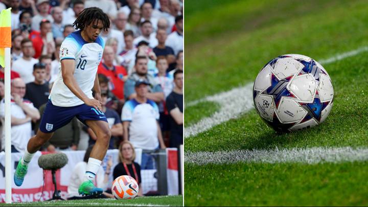 Fans are confused why players can take corner-kicks with the ball 'outside' of the arc