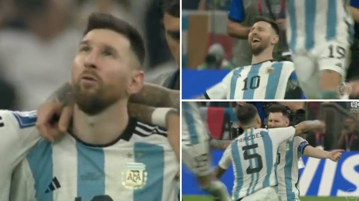 The exact moment Lionel Messi became a world champion and the undisputed GOAT of football