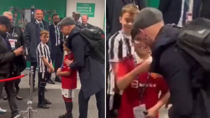 Man United fans can't get enough of Erik ten Hag's classy moment with young fan, it sums up their boss