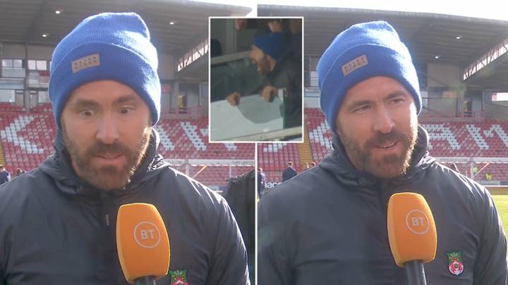Fans love Ryan Reynolds' incredible interview after Wrexham beat Notts County in National League thriller