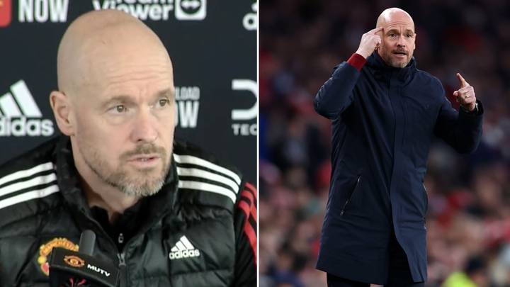 Man United boss Erik ten Hag’s comments on Arsenal have left fans confused